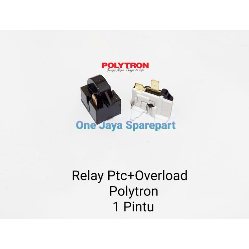Relay Ptc Overload kulkas Polytron 1 pintu