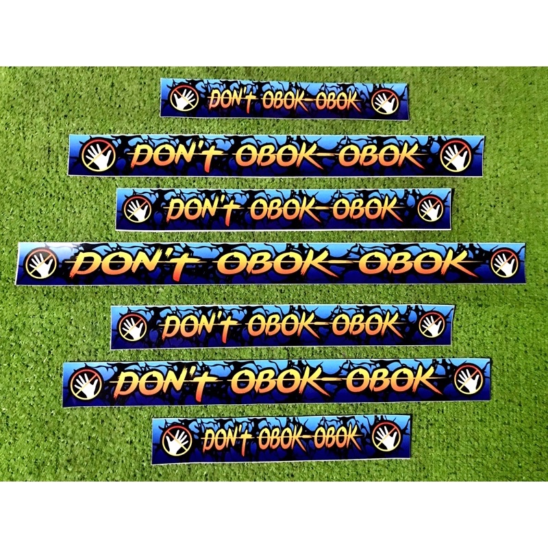 STIKER AQUARIUM IKAN CHANA DONT OBOK-OBOK