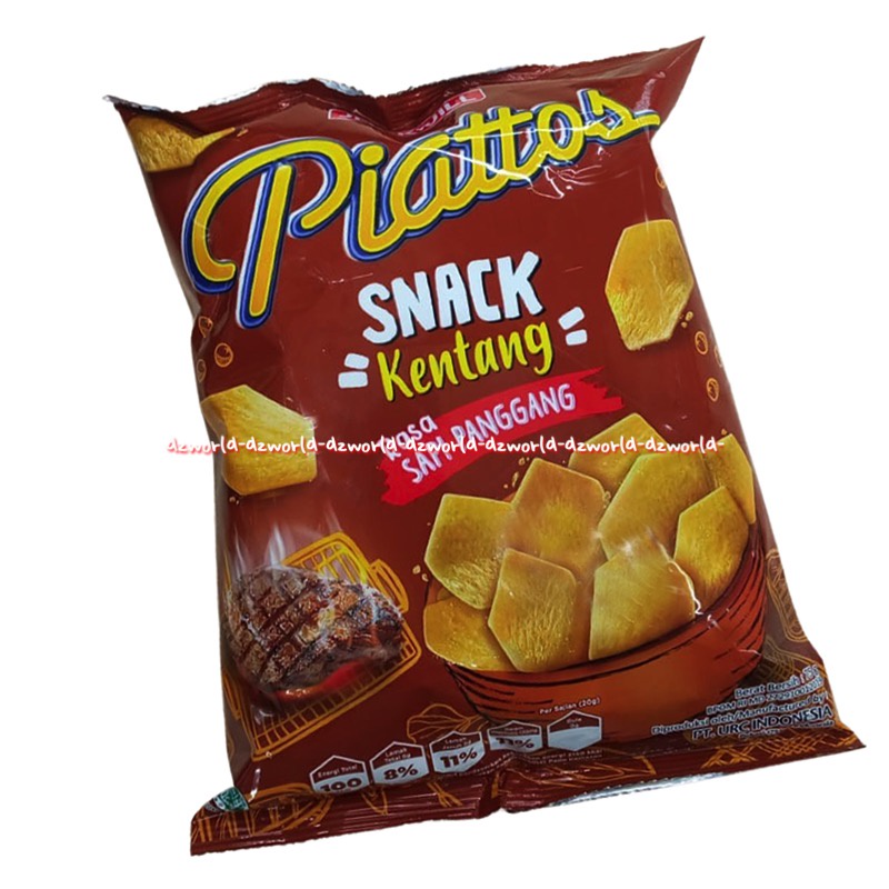 

Piattos Snack Kentang 75gr Rasa Sapi Panggang Keripik Kentang Cemilan Piatos Potatto