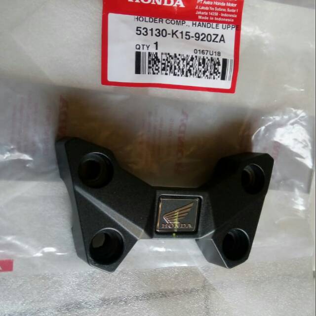 TUTUP STANG KUPU KIPU HOLDER COMP HANDLE UPPER NEW CB150R