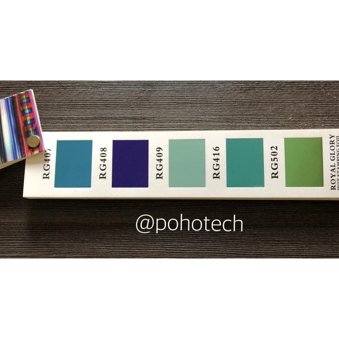 

ROYAL GLORY RG HOT STAMPING FOIL BIRU HIJAU UK 32 cm
