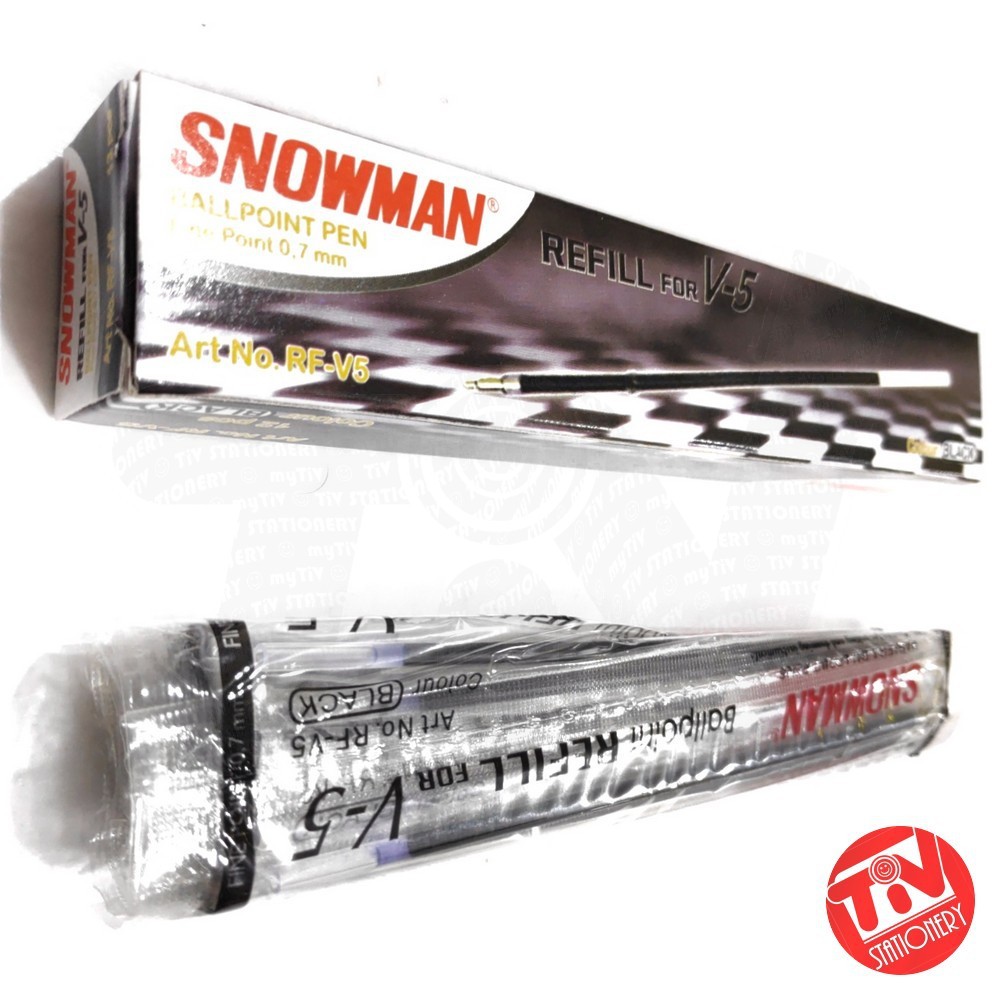 

Refill Pulpen Snowman V5 0.7 mm (1 pack = 12 pcs)