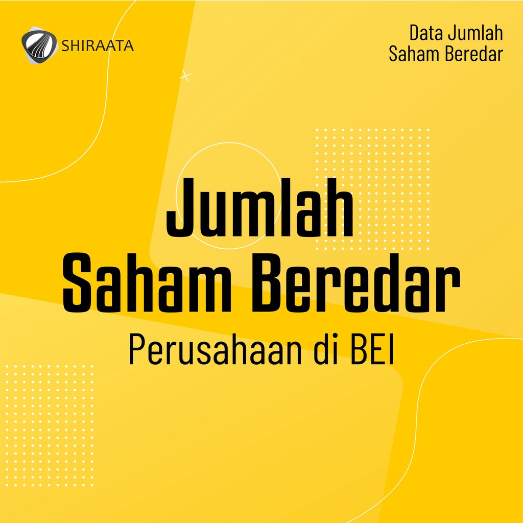Jumlah Saham Beredar (Excel)