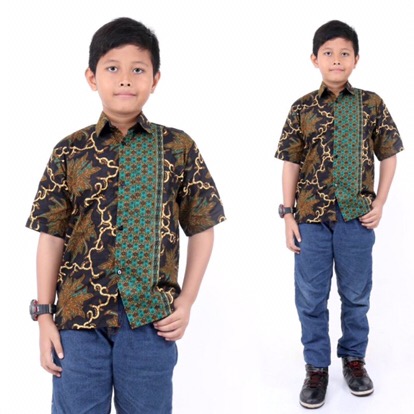 Promo (2-10th) Kemeja Batik Anak Original Hem Batik Anak Kemeja Anak Batik Anak Terlaris