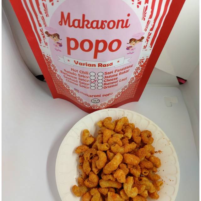 

Makaroni popo rasa BBQ spicy