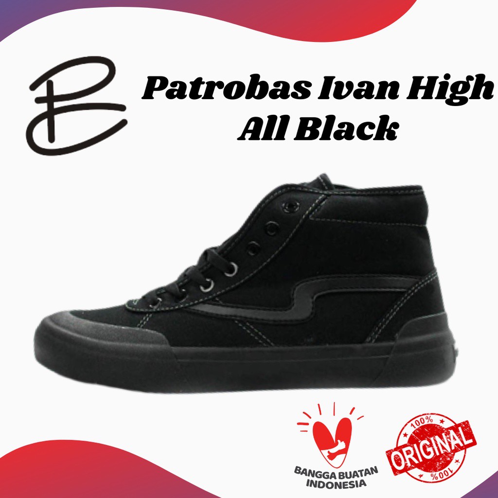 PATROBAS IVAN HIGH ALL - BLACK / PATROBAS ORIGINAL