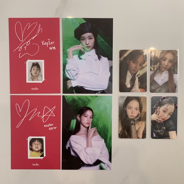 KEP1ER CHAEHYUN BAHIYYIH HIYYIH HIKARU BABY CARD POSTCARD