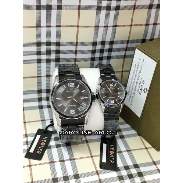 JAM TANGAN COUPLE HEGNER HW1295 ORIGINAL