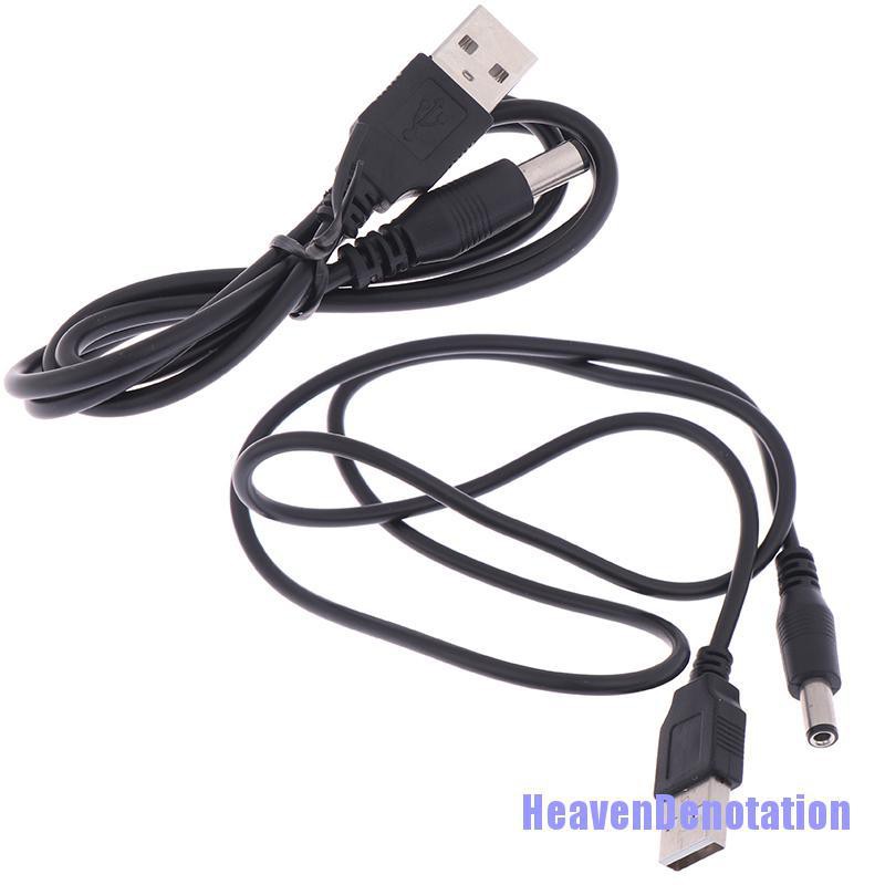 Hdn Kabel Charger Usb Ke Dc 5.5mm Plug Jack Untuk Mp3/Mp4 Player Hd