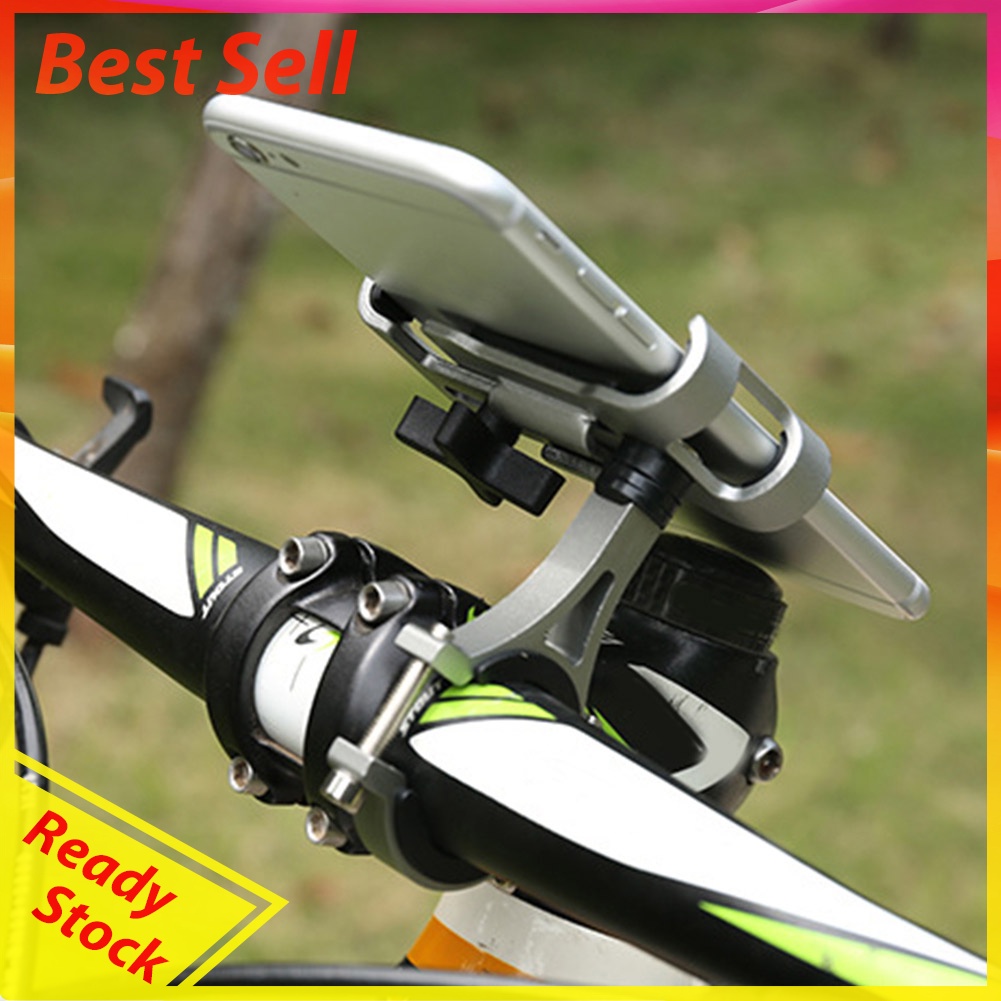 Bicycle Cell Phone Holder Motorcycle Handlebar Clip Stand GPS Mount Bracket