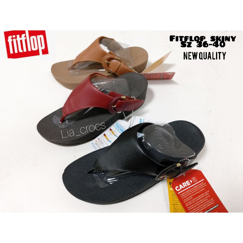 Fitflop skinny leather / Sandal fitflop / Sandal wanita fitflop