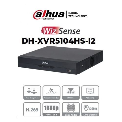 Paket CCTV DAHUA 4CH / 4 Channel 5MP Kamera Ultra HD Komplit Lengkap