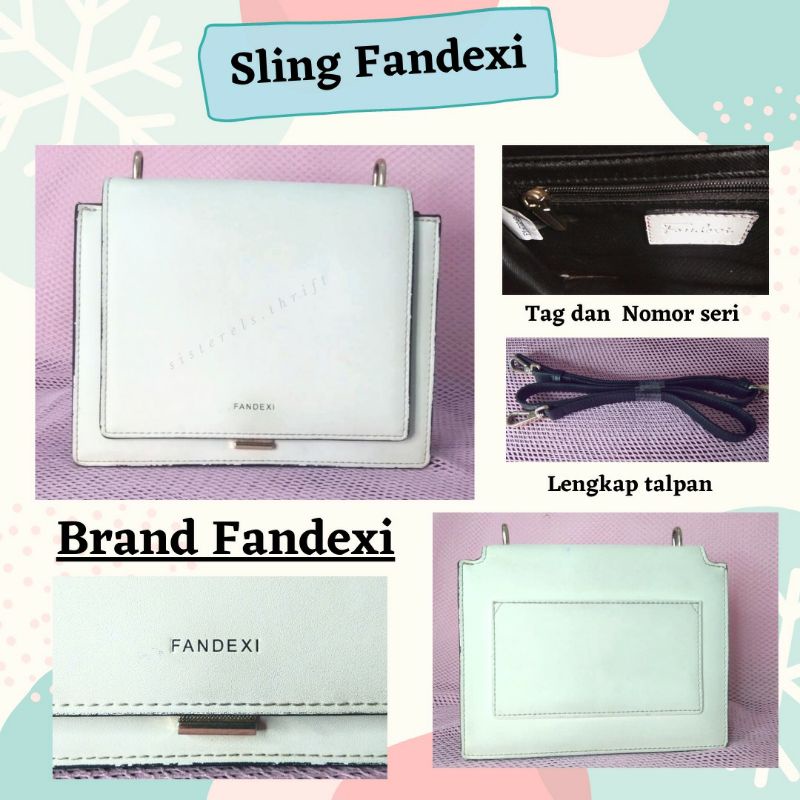 Tas sling fashion wanita. ala ck. fandexi. second import. second branded