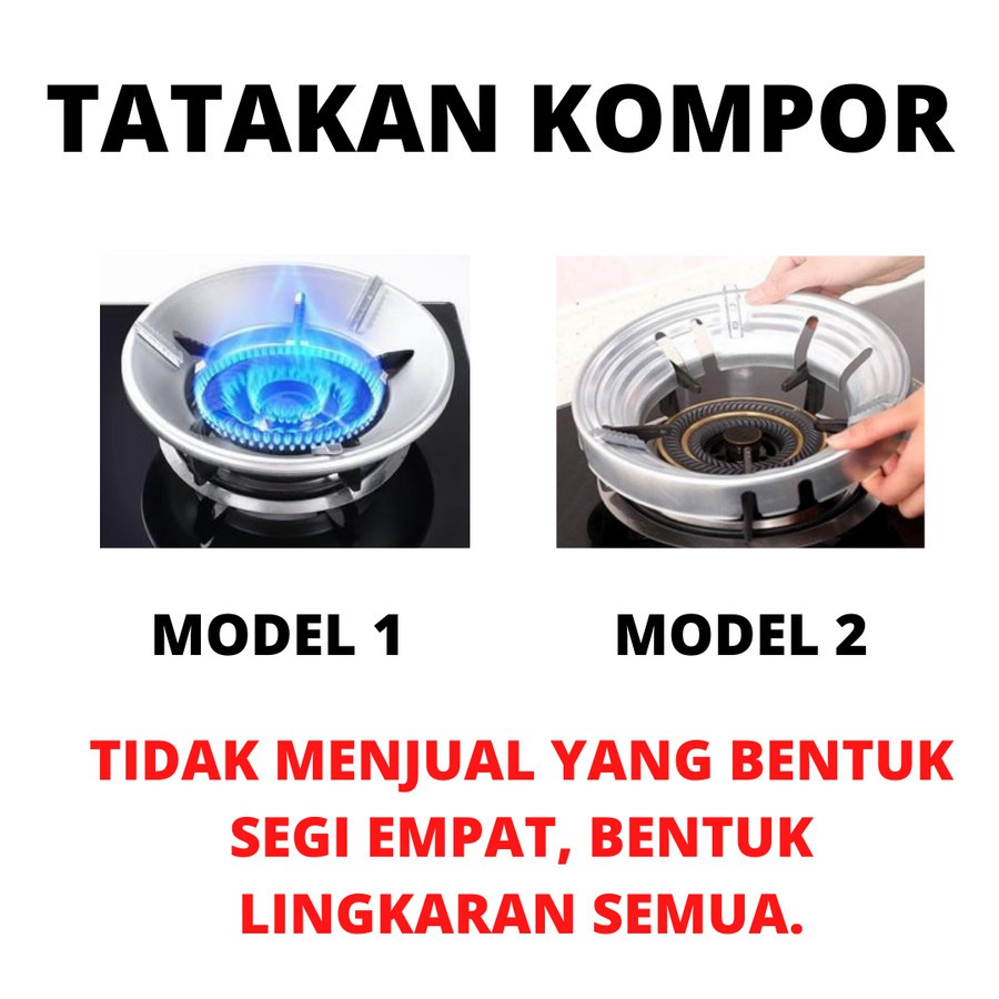 TATAKAN KOMPOR ANTI ANGIN / COVER PELINDUNG GAS ANTI ANGIN &amp; SLIP KAKI 4-5 (4802)