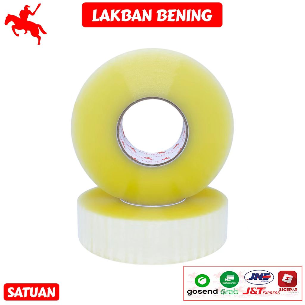

Lakban OPP Tape / Lakban Bening KSATRIA Tape 500 Yard -Pcs