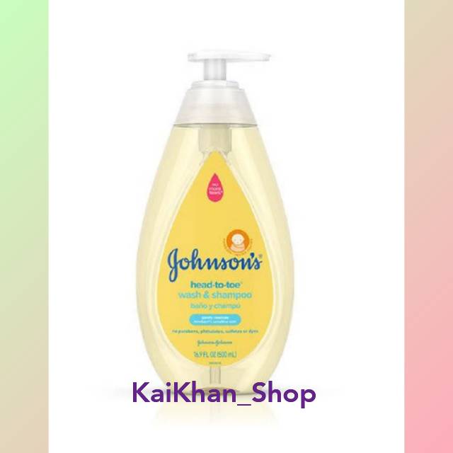 Johnson's Top To Toe Wash - 500ml Pump