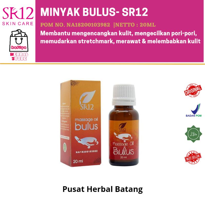 Massage Oil Bulus SR12 / Minyak Bulus Herbal /minyak bulus sr12/mengencangkan payudara/glowing