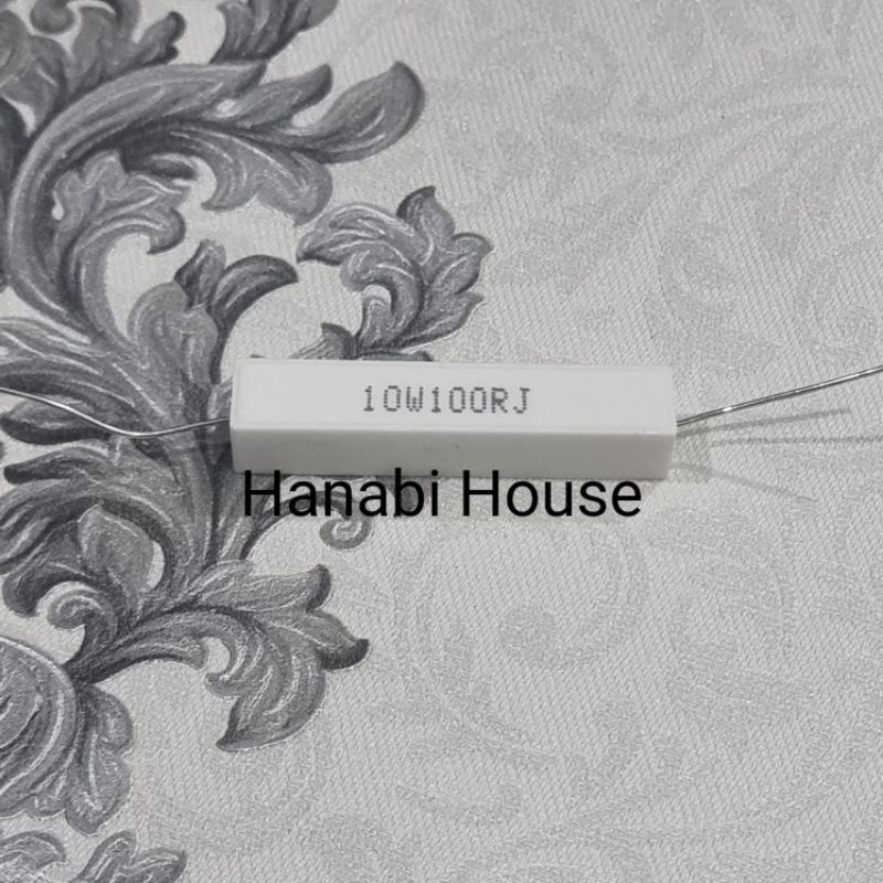 Resistor Kapur 10w 10 watt 10watt 1 10 12 15 33 100 560 OHM