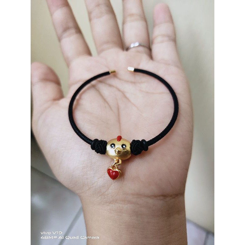 gelang kawat bulet+ liontin