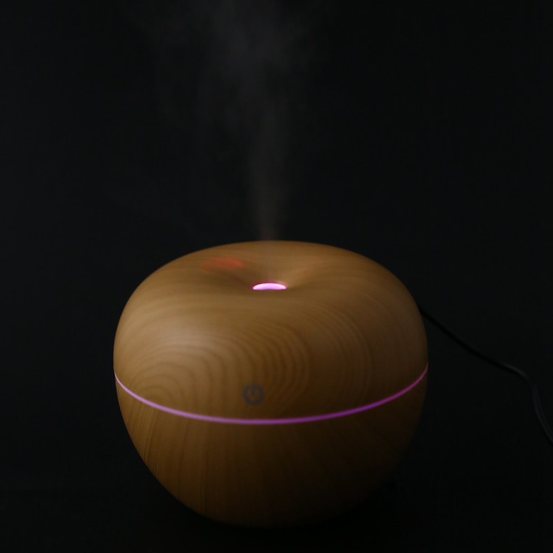 Taffware Ultrasonic Humidifier Aroma Essential Oil Diffuser Wood Design 130ml - HUMI AUG17 - Wooden