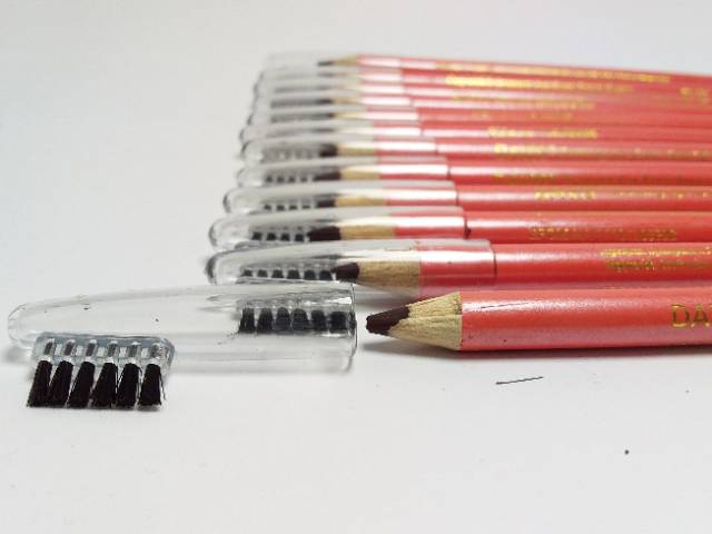 [12 pcs] PENSIL ALIS DAVIS ORANGE SIKAT BPOM