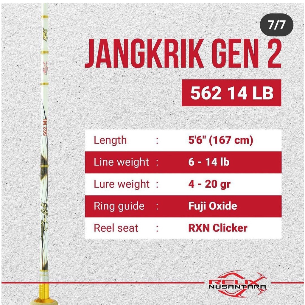 Rod RELIX NUSANTARA JANGKRIK GEN 2