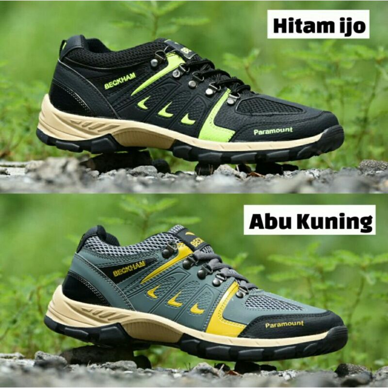 Sepatu Gunung Outdoor Hiking Pria Original Beckham Paramount Low