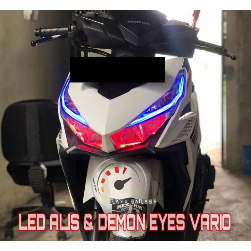 SEPAKET LED ALIS VARIO 125 150  & DEMON EYES BERKUALITAS
