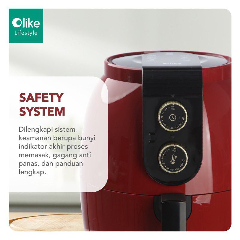 Olike Air Fryer - Garansi Resmi