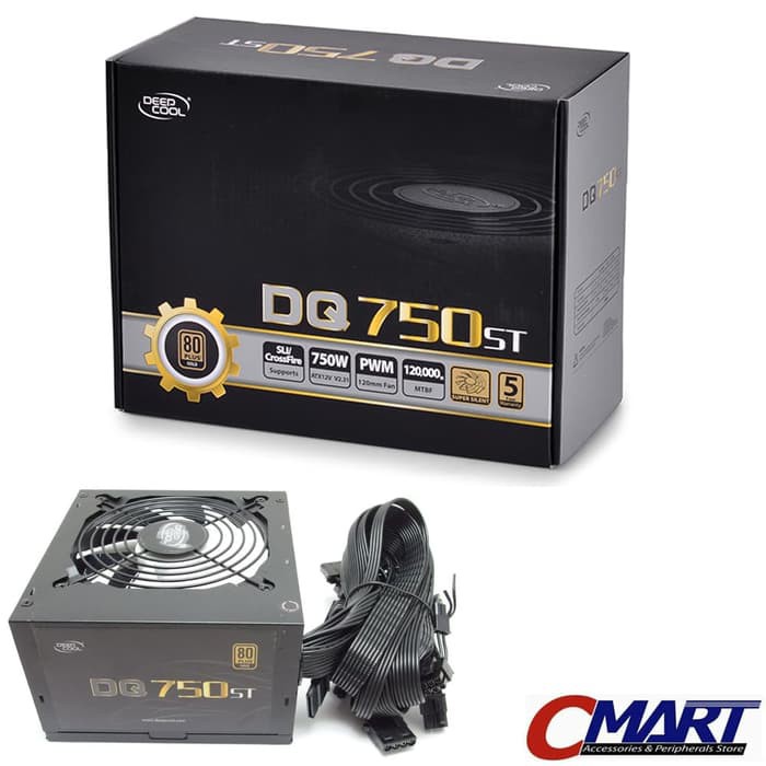 TERMURAH  Deepcool DQ750ST PSU ATX Power Supply 750 watt Deep Cool DP-GD-DQ750ST