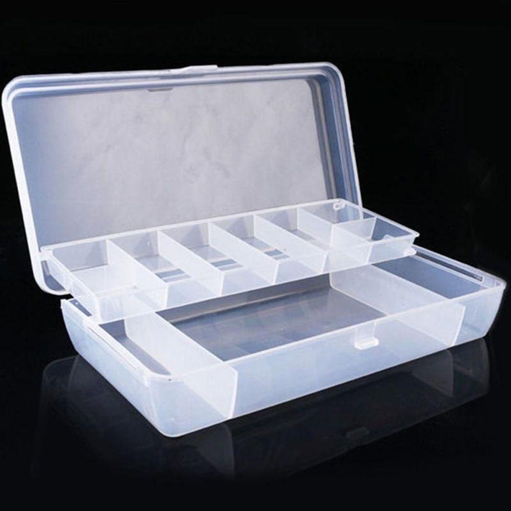 [Elegan] Tempat Penyimpanan Universal Double Tray Kompartemen Plastik Hand Tool Organizer