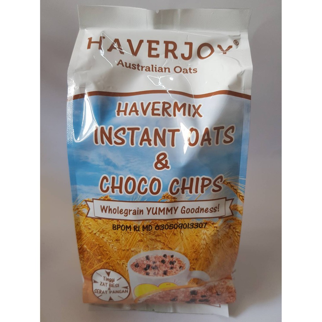 

HaverJoy 1kg Australian Havermix Instant Oats & Choco Chip Havermut