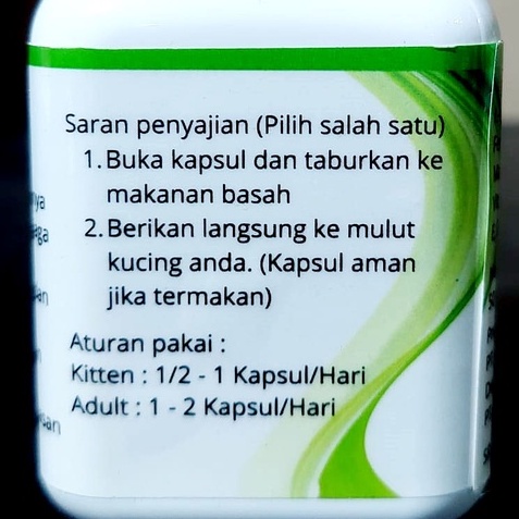 VITAMIN KUCING EASY FAT NAPSU MAKAN PENGEMUK KUCING ECERAN 5 BUTIR