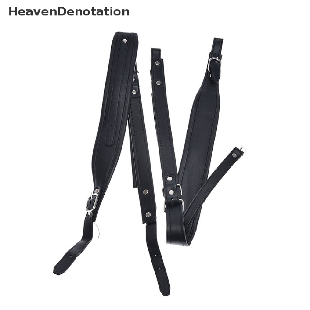 (Heavendenotation) Strap Bahu Adjustable Bahan Kulit Pu Untuk Akordeon Bass 96-120