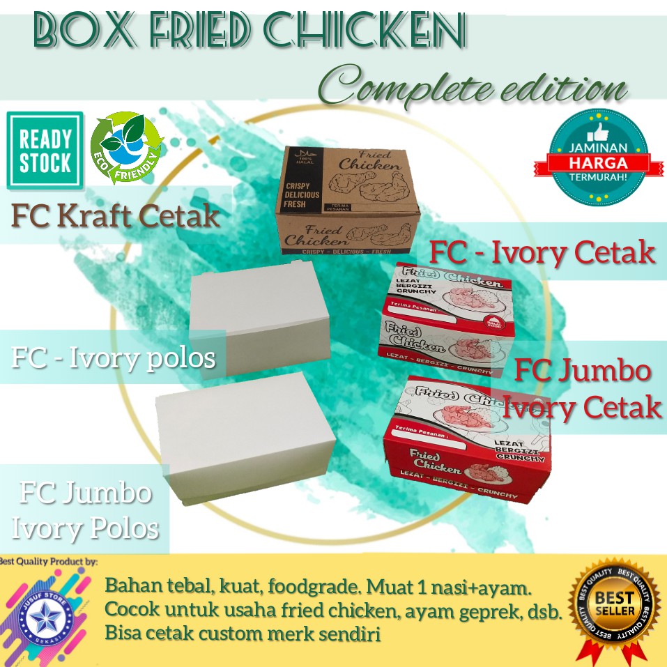 

DUS BOX FRIED CHICKEN @1Pcs