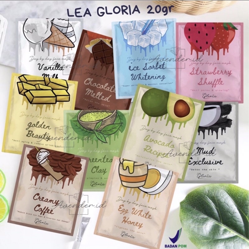 MASKER LEA MASKER LEA GLORIA 20gram MASKER LEA GLORIA