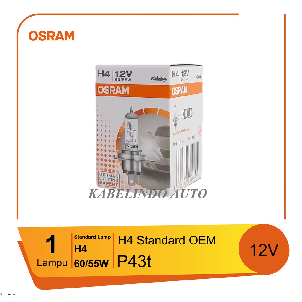 BOHLAM HEADLAMP MOBIL OSRAM H4 12V 60/55 WATT ORIGINAL