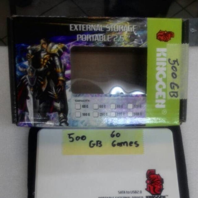 Hardisk PS3 500Gb sudah isi 50 Game Terbaru PS3