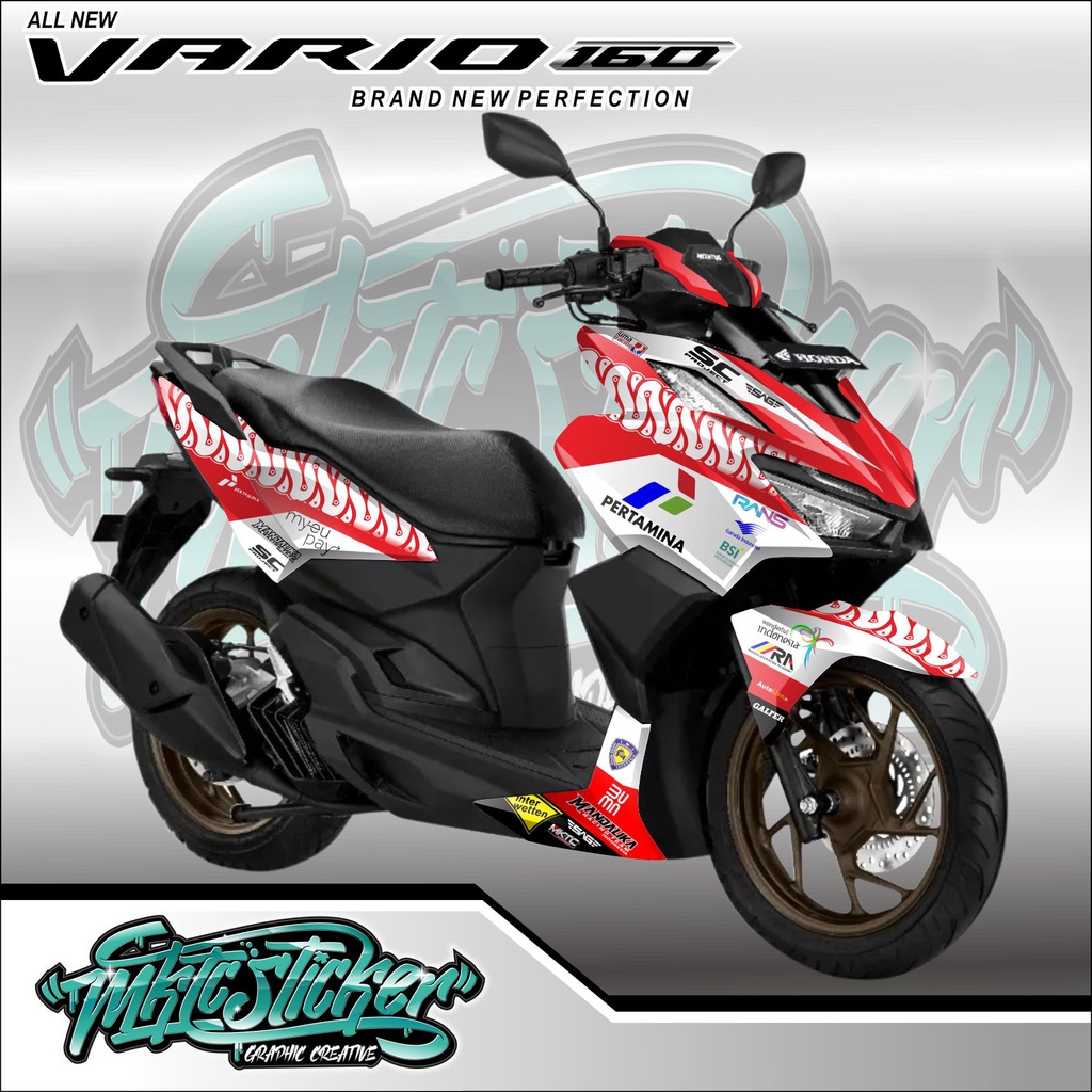 STICKER VARIO 160 CBS/ABS LIVERY MOTO GP MANDALIKA