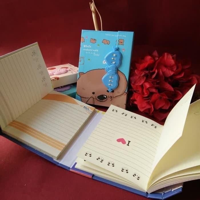 

Buku Diary dengan Kunci/ Buku Catatan/ Notebook Fancy Code Love