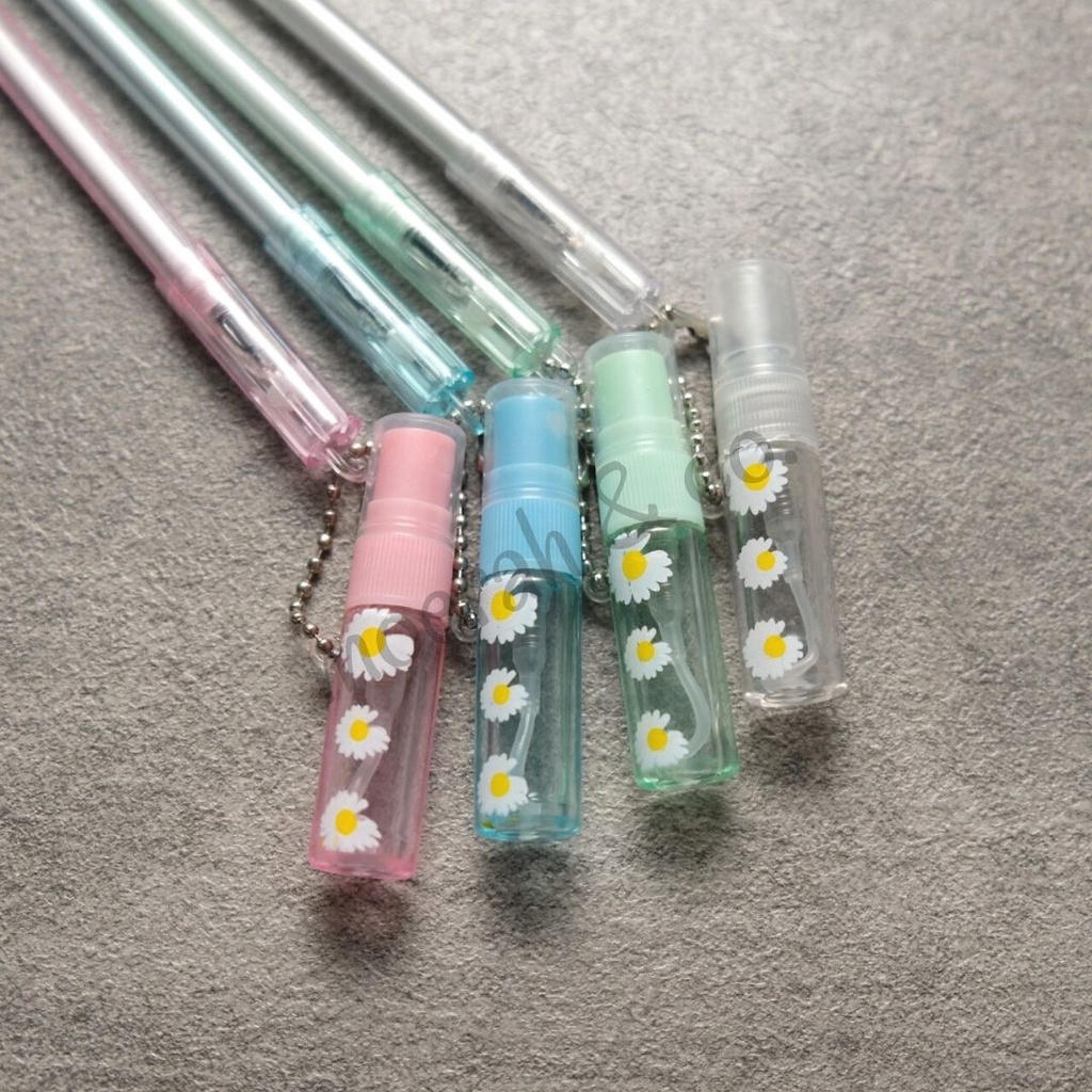 PEN SPRAY BOTOL PARFUM BOLPEN MURAH PULPEN UNIK PEN SEMPROT PULPEN IMUT ATK MURAH BISA COD-3