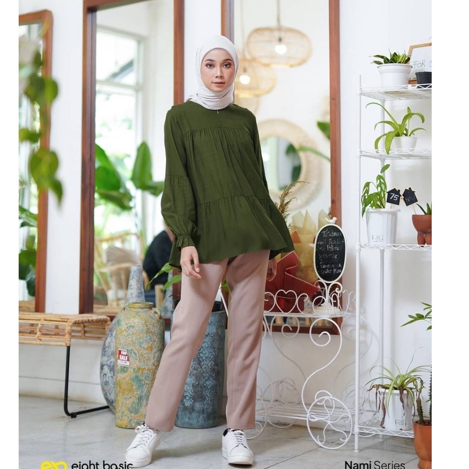 ALFAZZA STORE -  NALA BLOUSE - BAHAN RAYON PREMIUM - LD 110CM - ATASAN TERBARU WANITA - TERLARIS 2021 - BUSUI FRIENDLY