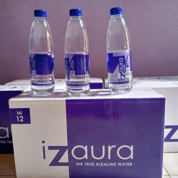 Izaura Air Kesehatan Alkali Air Mineral pH tinggi 1 dus isi 12