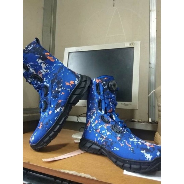 sepatu pdl tali putar polairud