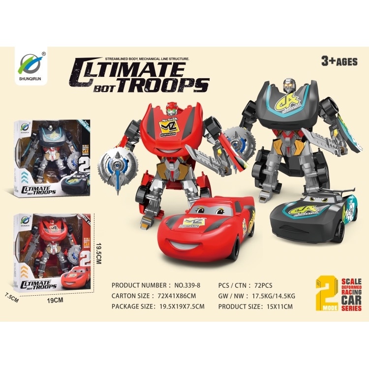 Mainan Robot Mobil Cars Mcqueen Transformers