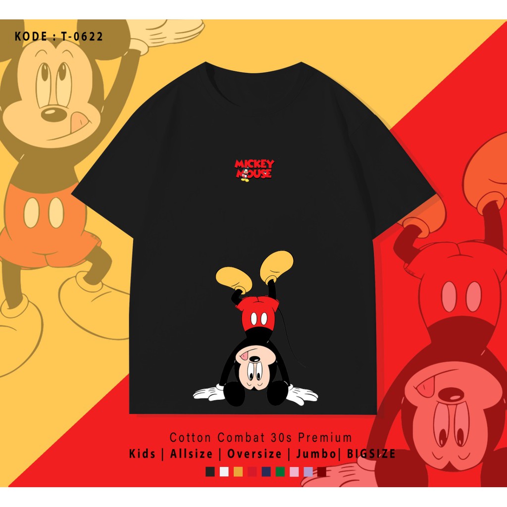 T-SHIRT / KAOS MICKEY SALTO / UNISEX / BEST SELLER / 100% REAL PICTURE / TERIMA RESELLER / GROSIR