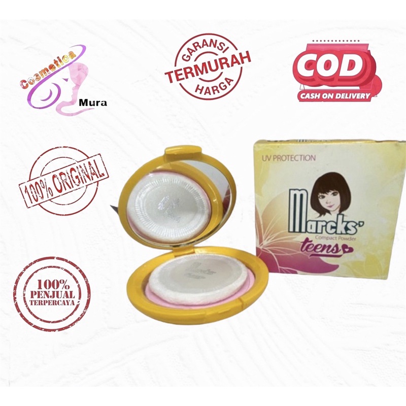 [ padat ] Bedak marcks padat / bedak padat marck / uv whitening