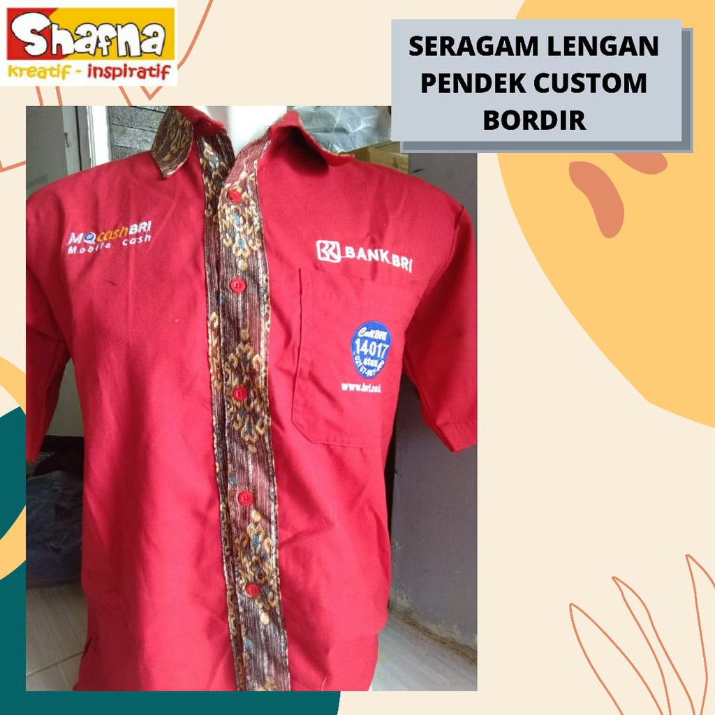 CUSTOM BORDIR SERAGAM KERJA