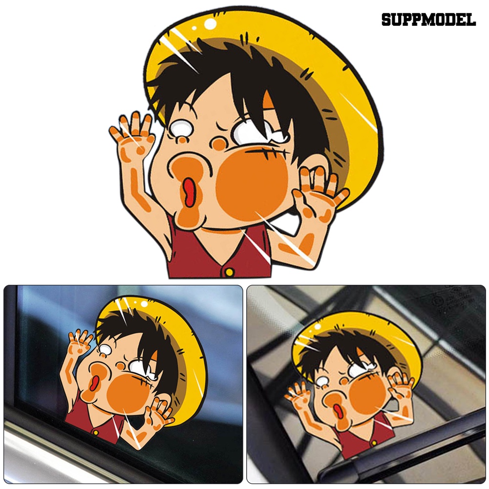 Stiker Decal Motif ONE PIECE Dengan Perekat Untuk Dekorasi Body / Jendela Mobil