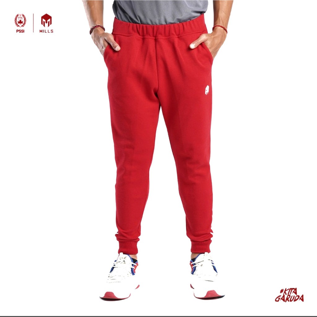 CELANA TRACK PANJANG MILLS 7003GR TRACK PANTS PANTS ORIGINAL RED